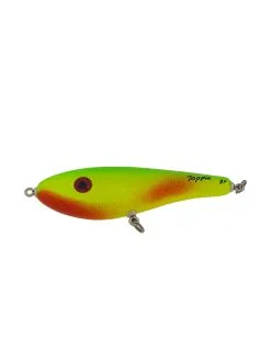 Aad Dam 'Toppie' (55 Gram - 11,5 Cm) -Strategy Winkel Aad Dam Toppie Groen Geel Glitter scaled 1