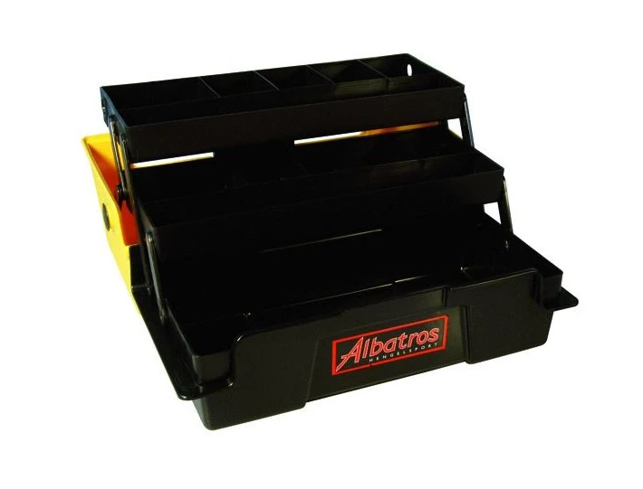 Albatros Viskoffer 2-ladig Geel 4 Albatros Viskoffer 2-ladig Geel - Afbeelding 2