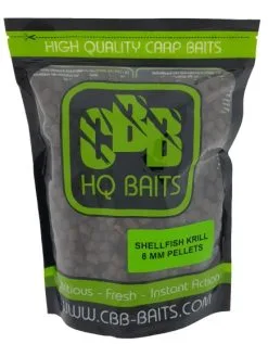 CBB HQ Baits Shellfish Krill Pellet 1kg -Strategy Winkel CBB Baits Shellfish Krill 8mm pellets CP0208 1
