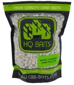 CBB HQ Baits White Cananga Pellet 1kg -Strategy Winkel CBB Baits White Cananga 8mm pellets CP1008 1