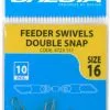 Spro Cresta Feeder Swivels Double Snap 10pcs -Strategy Winkel Cresta Feeder Swivels Double Snap 10pcs 2