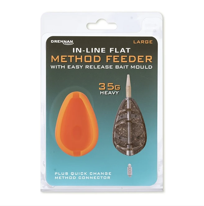 Drennan In-line Method Feeder With Bait Mould 4 Drennan In-line Method Feeder With Bait Mould - Afbeelding 2