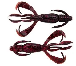 Keitech Crazy Flapper 2.8" 8pcs -Strategy Winkel Keitech Crazy Flapper Black Cherry