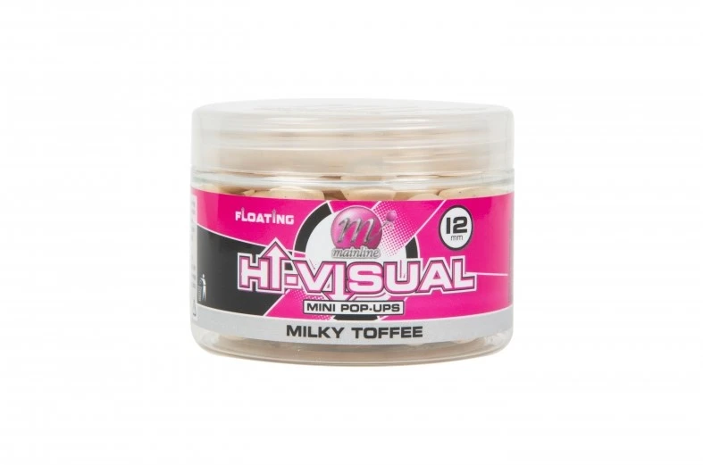 Mainline High Visual Pop-Ups Milky Toffee 12mm/150ml 3 Mainline High Visual Pop-Ups Milky Toffee 12mm/150ml