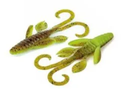 Molix Freaky Flip 4" 8pcs -Strategy Winkel Molix Freaky Flip UV Brown Cream Pepper FRFL 478