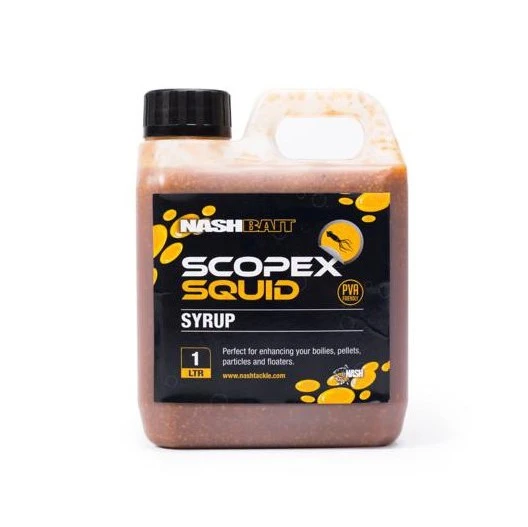 Nash Scopex Squid Syrup 1ltr 2 Nash Scopex Squid Syrup 1ltr