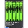 PRESTON INNOVATIONS Preston Double Slider Winders Groen 20cm 10pcs -Strategy Winkel Preston Double Slider Winders Groen 20cm 10pcs P0020016