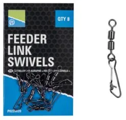 PRESTON INNOVATIONS Preston Feeder Links Swivel 8pcs