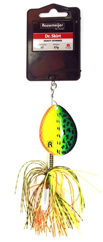 Rozemeyer Dr. Skirt Heavy Spinner 27gr Blade #7 3 Rozemeyer Dr. Skirt Heavy Spinner 27gr Blade #7