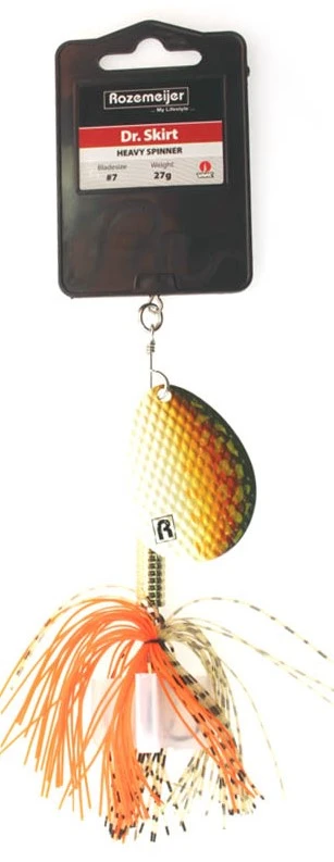 Rozemeyer Dr. Skirt Heavy Spinner 27gr Blade #7 4 Rozemeyer Dr. Skirt Heavy Spinner 27gr Blade #7 - Afbeelding 2