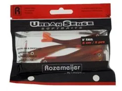 Rozemeyer Rozemeijer Urban Sense V Tail 8cm 5pcs -Strategy Winkel Rozemeijer Urban Sense Bloody Minnow V Tail 66713 Main