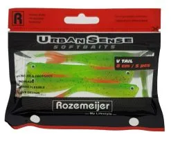 Rozemeyer Rozemeijer Urban Sense V Tail 8cm 5pcs -Strategy Winkel Rozemeijer Urban Sense Fire Tiger V Tail 66710 Main