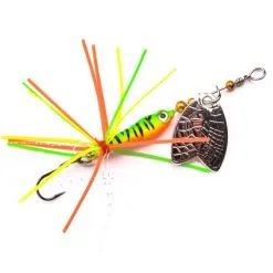 Spro Larva Mayfly Spinner Single Hook 5cm 4gr -Strategy Winkel Spro Larva Mayfly Firetiger Single Hook 4351 101
