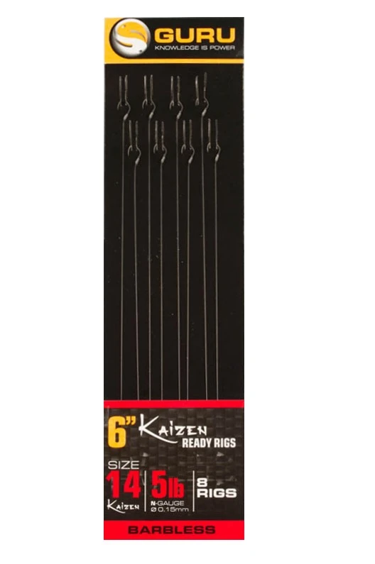Guru Kaizen Pole Rigs Barbless 15cm (weerhaakloos) 3 Guru Kaizen Pole Rigs Barbless 15cm (weerhaakloos)